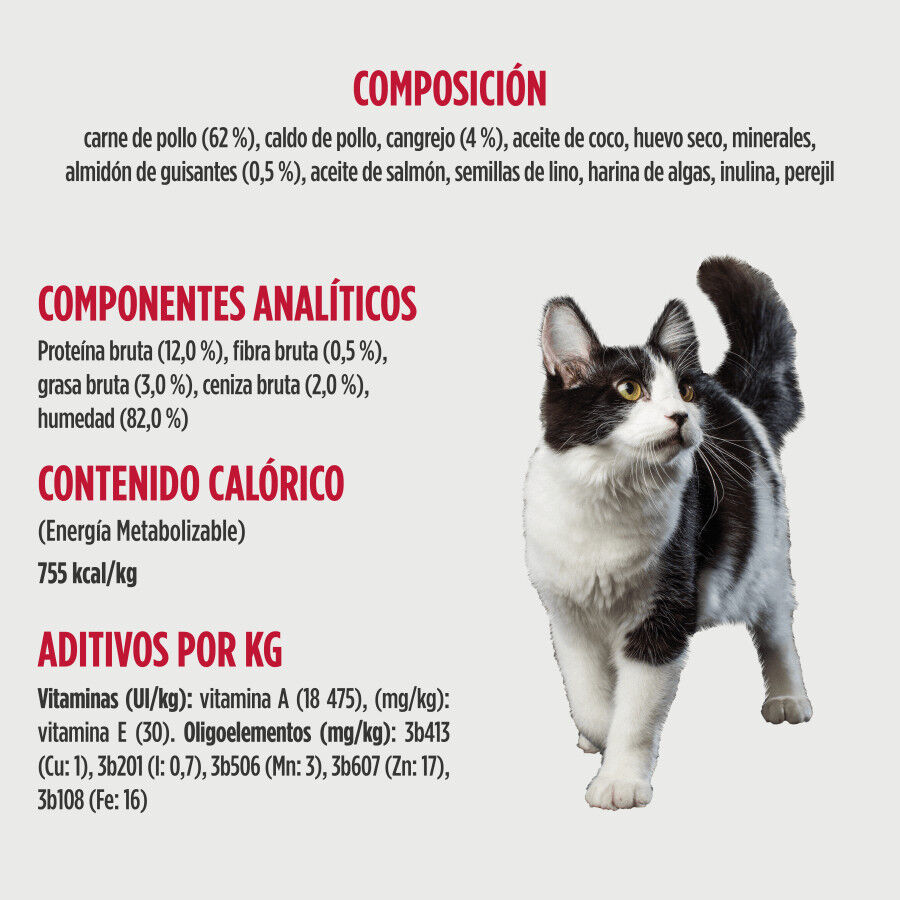 170 g Nulo Pollo con Cangrejo Lata para gatos, , large Imagen numero 2