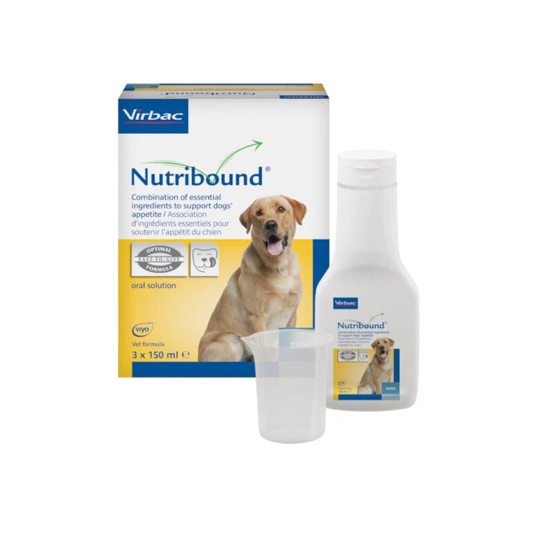 3 uds. x 150 ml Virbac Nutribound Suplemento Nutricional para perros,  Imagen numero 1 3 uds. x 150 ml Virbac Nutribound Suplemento Nutricional para perros, , large Imagen numero 1