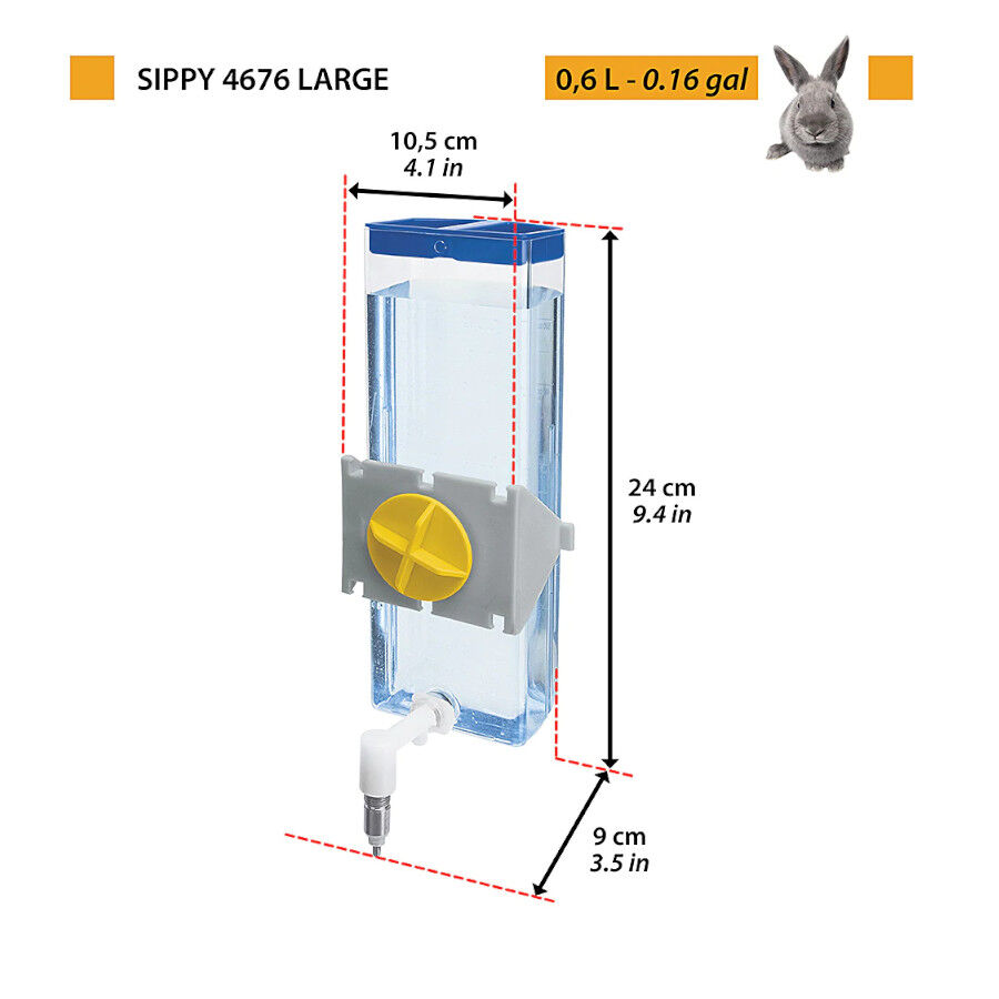 Ferplast Sippy Bebedero con Ventosa para roedores, , large Imagen numero 2