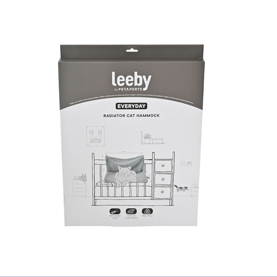 Leeby Hamaca Radiador Gris para gatos, , large Imagen numero 5