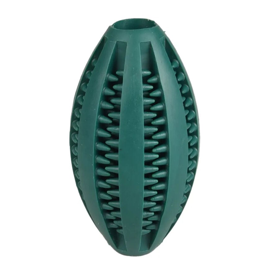 Flamingo Pelota de Rugby verde para perros, , large Imagen numero 1