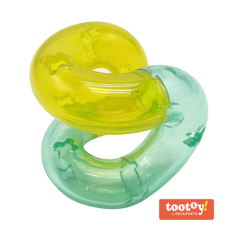 Tootoy! Chew Roller Treat Dispenser mordedor ovalado interactivo para perros thumbnail