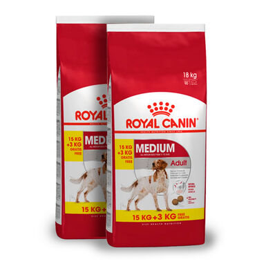 Royal Canin Medium Adult pienso para perros - 2x18kg Pack Ahorro