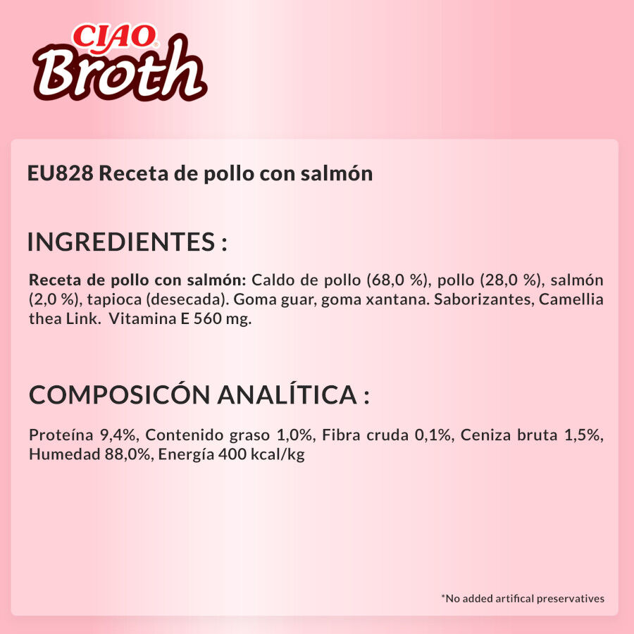 40 g Churu Broth Sopa de Pollo con Salm&oacute;n sobre para gatos, , large Imagen numero 5
