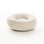 Leeby Cama Redonda Desenfundable Blanca con Ovejitas para gatitos, , large indicador imagen numero 1