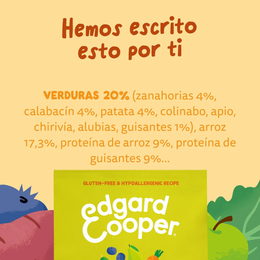 7 kg Edgard & Cooper Zanahoria y Calabac&iacute;n pienso para perros, , large Imagen numero 7