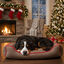 Wonder Christmas Cama Navide&ntilde;a Marr&oacute;n y Roja para perros, , large indicador imagen numero 3