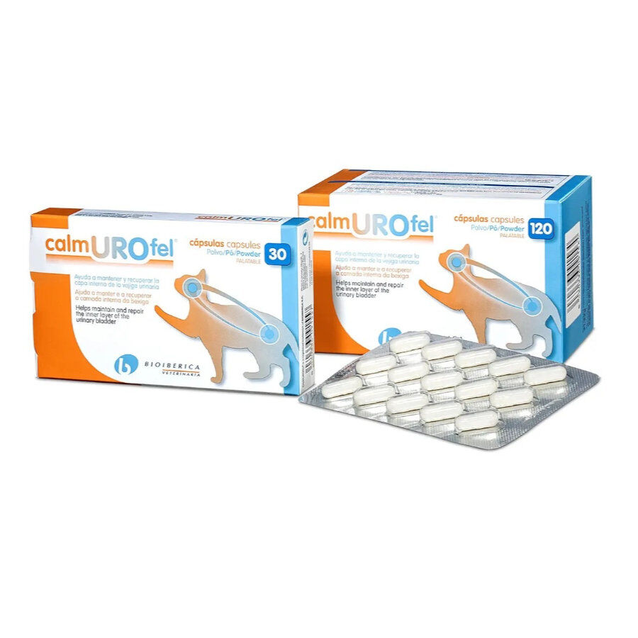 Bioiberica Calmurofel C&aacute;psulas Suplemento urinario para gatos, , large Imagen numero 1