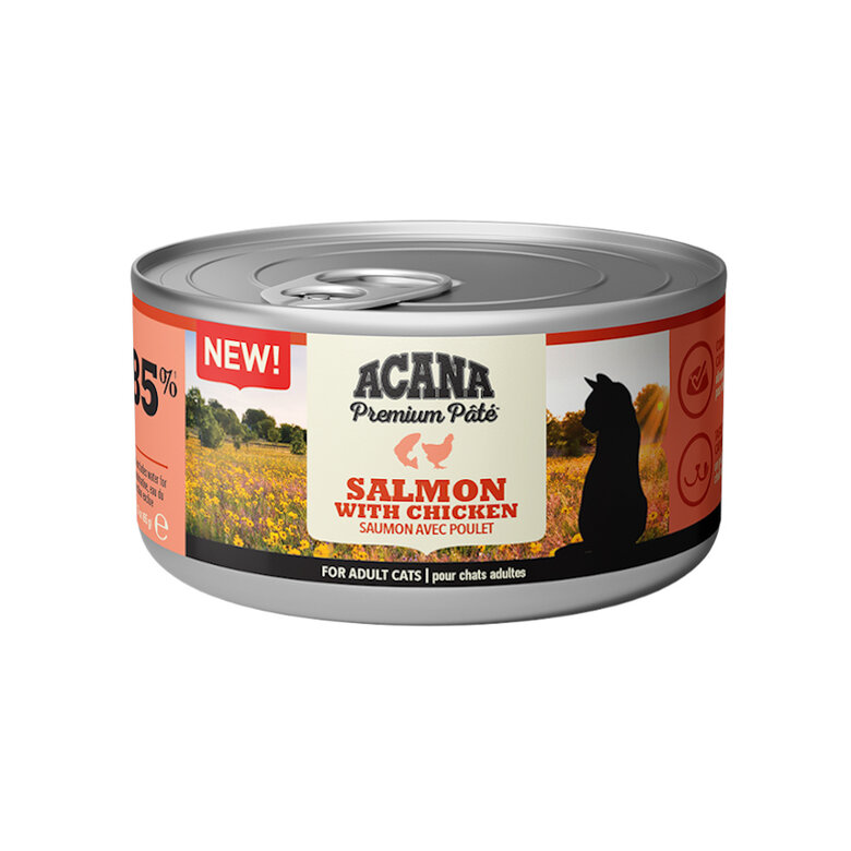 Acana Premium Salmón con Pollo lata en paté para gatos, , large image number null