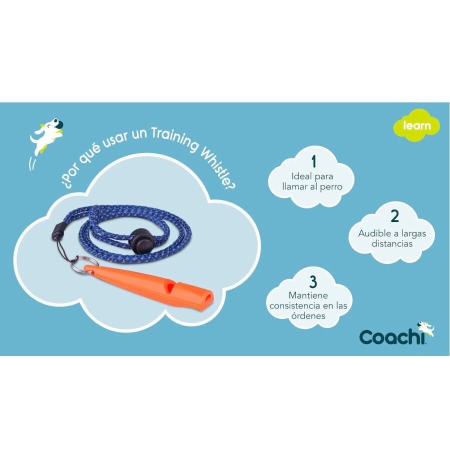Coachi silbato de adiestramiento azul para perros, , large Imagen numero 2