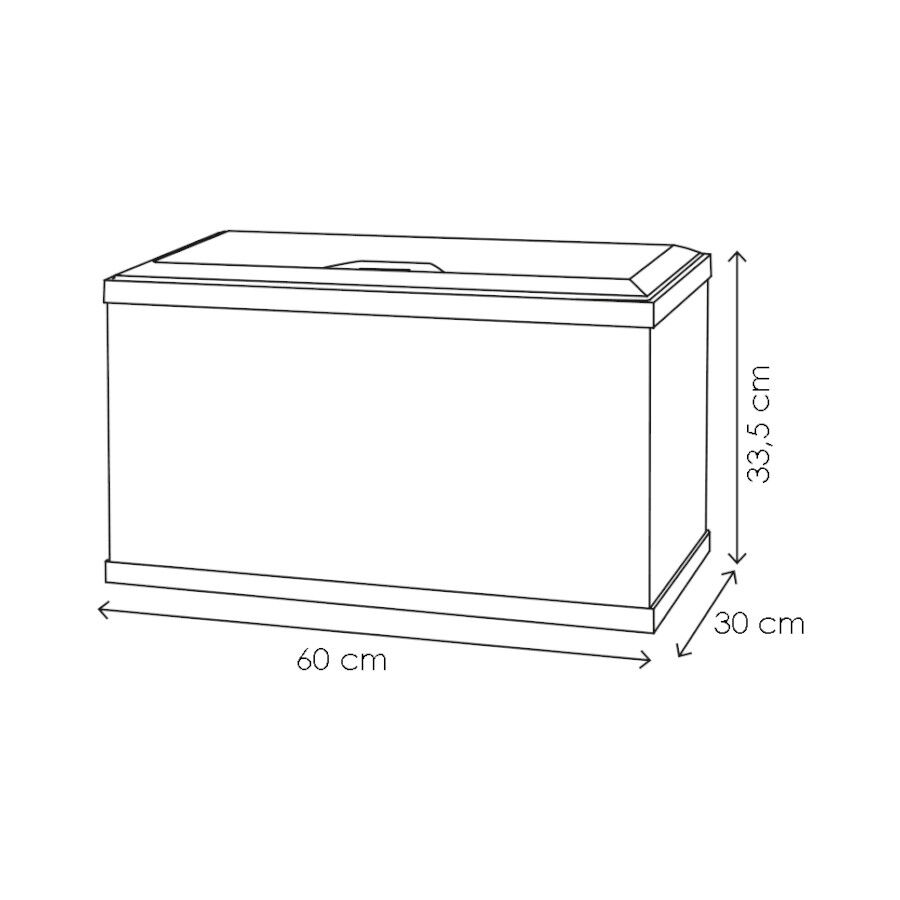 Ciano Aqua Led 60 Blanco acuario con luz led, filtro y calentador thumbnail