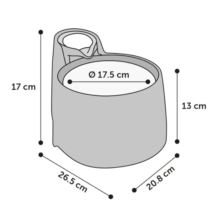 Flamingo Bellagio Bebedero Fuente Verde para perros y gatos, , large Imagen numero 3