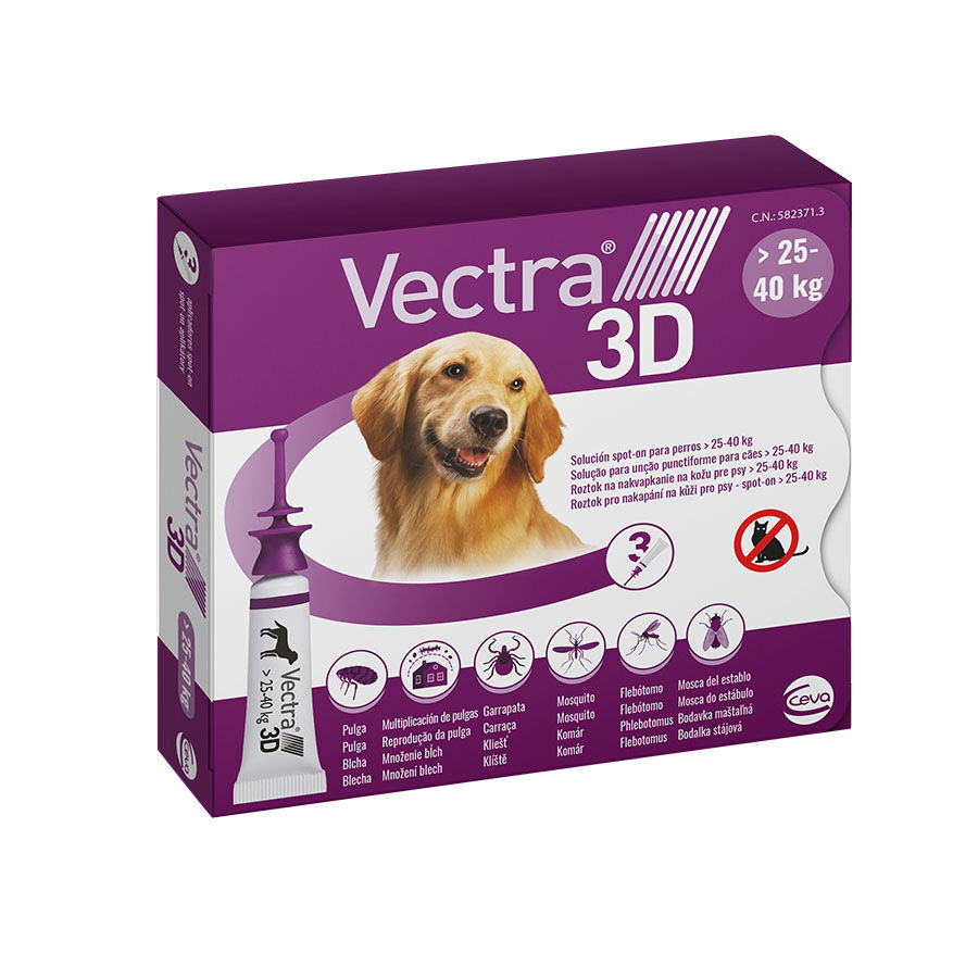 Vectra 3D Pipetas Antiparasitarias para perros