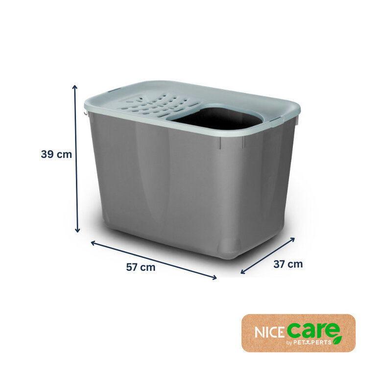 Nice Care Eco Arenero Micia Azul para gatos,  Imagen numero 2 Nice Care Eco Arenero Micia Azul para gatos, , large Imagen numero 2