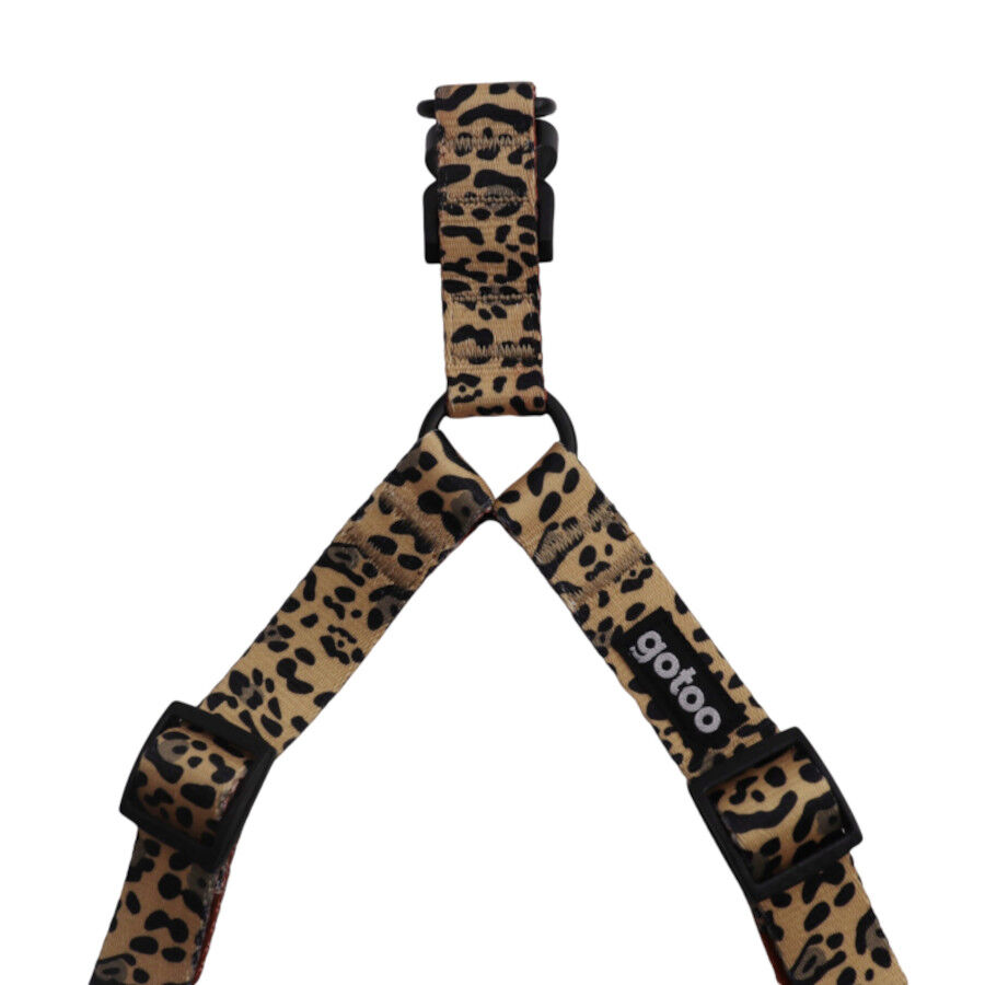Gotoo Arnés estampado leopardo para perros thumbnail