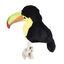 Summer Vibes Tucan de Peluche con Cuerda para perros, , large indicador imagen numero 1