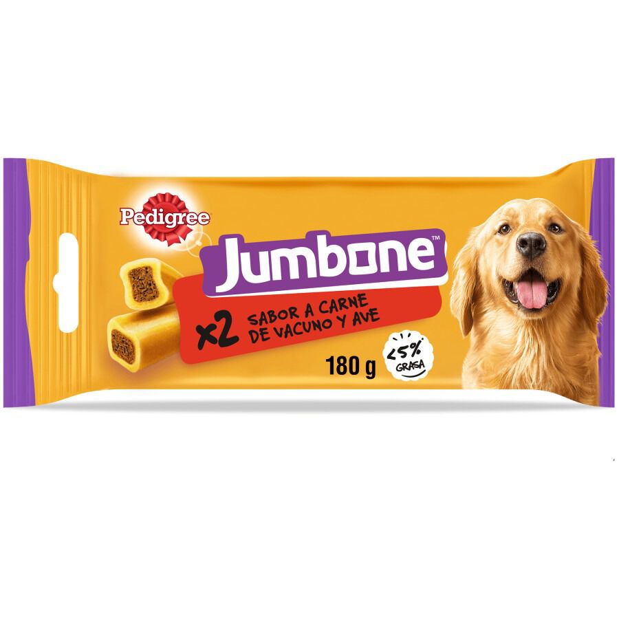 180 g Pedigree Huesos Jumbone Vacuno y Ave para Perros, , large Imagen numero 1