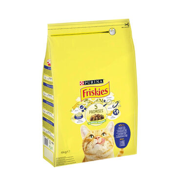 Friskies Adult Bacalao con Trucha y Verduras pienso para gatos
