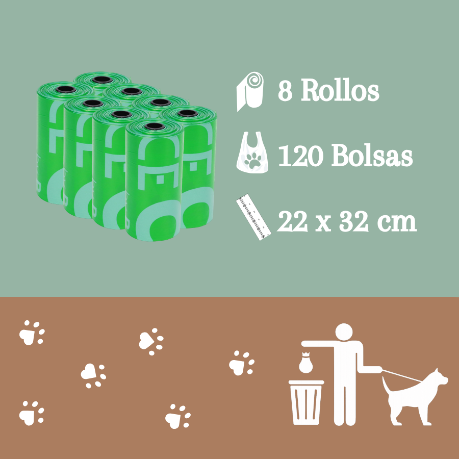 Nice Care Eco Bolsitas Rollo para perros, , large Imagen numero 3