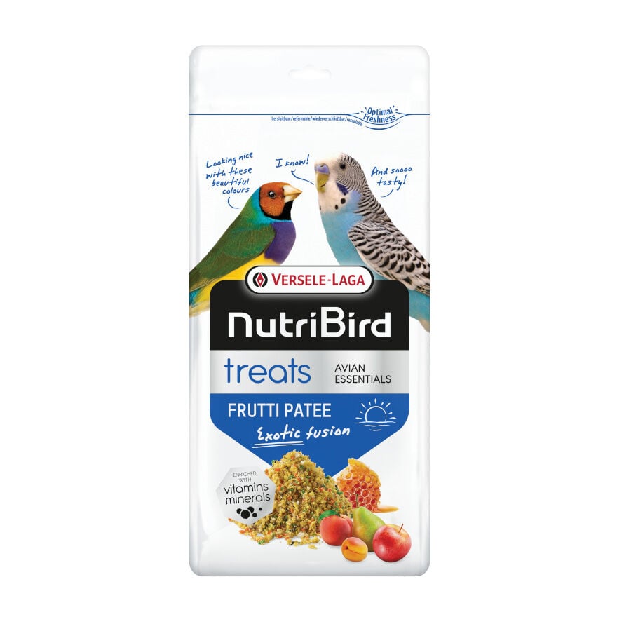 NutriBird Snack Frutti Patee Exotic Fusion para pájaros