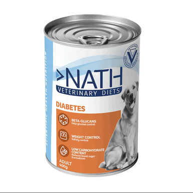 Nath Veterinary Diets Diabetes Cordero lata para perros