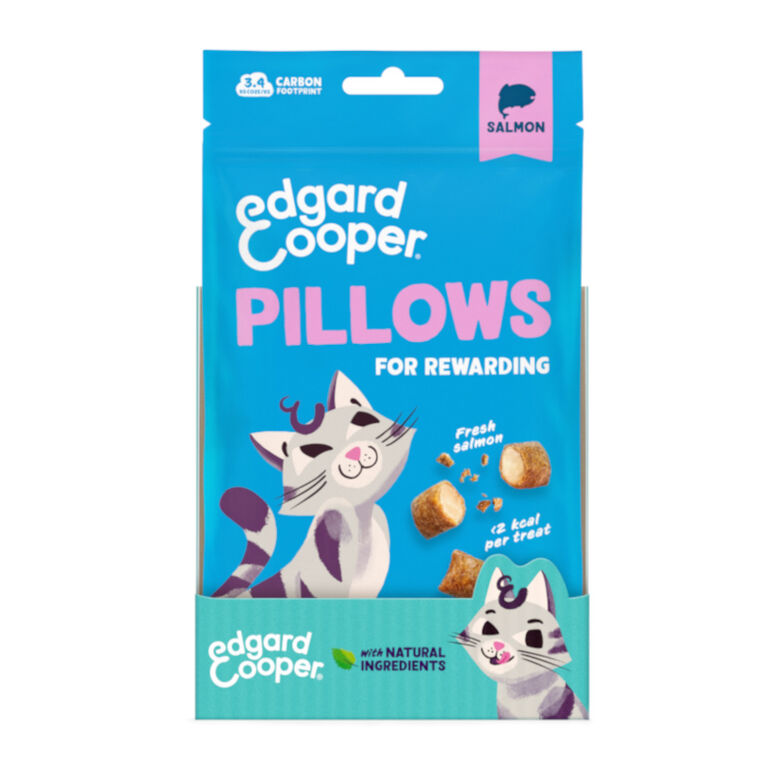 Edgard &amp; Cooper Bocaditos Pillows de salmon para gatos thumbnail