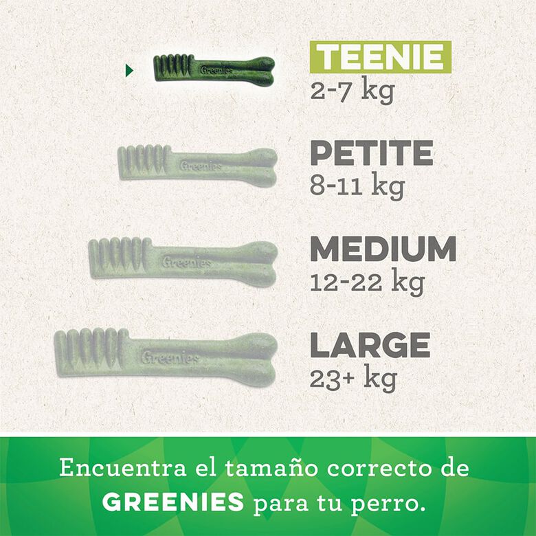 Greenies Teenie Snacks Dentales Naturales para perros toy thumbnail