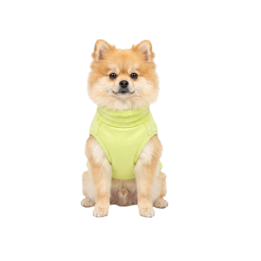 Gotoo Jersey Polar Verde Lima para perros, , large Imagen numero 7