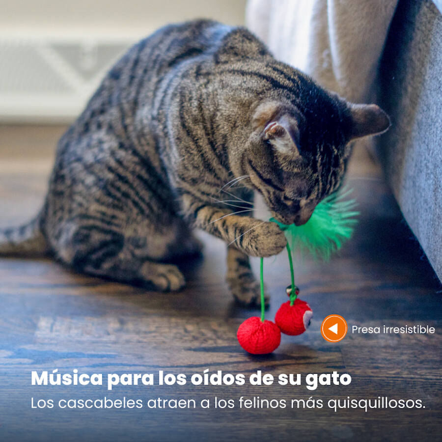 Catstages Dental Cherries Peluche Suave de Cerezas para gatos thumbnail