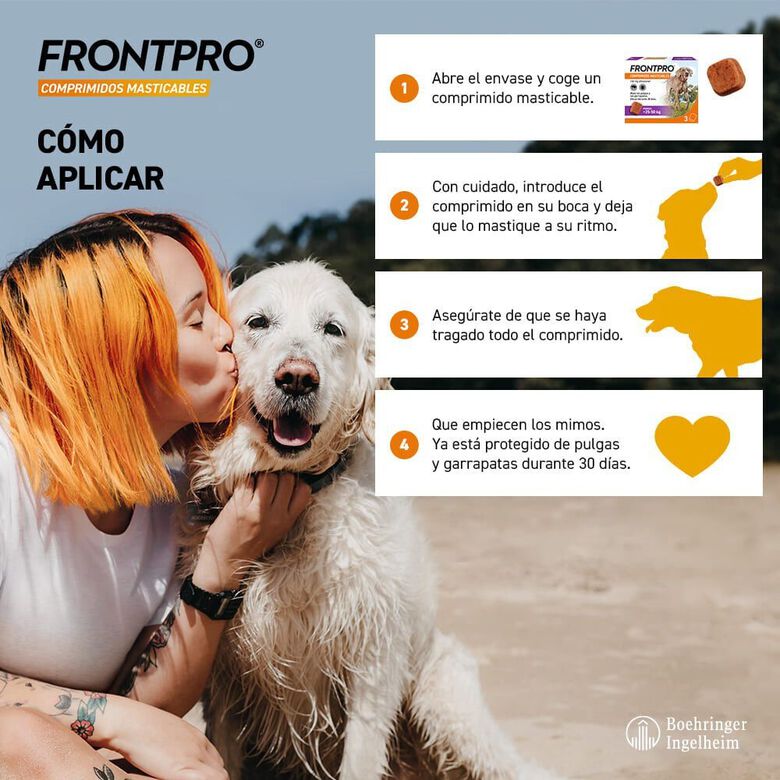 Frontpro Comprimidos Masticables Antiparasitario para perros thumbnail