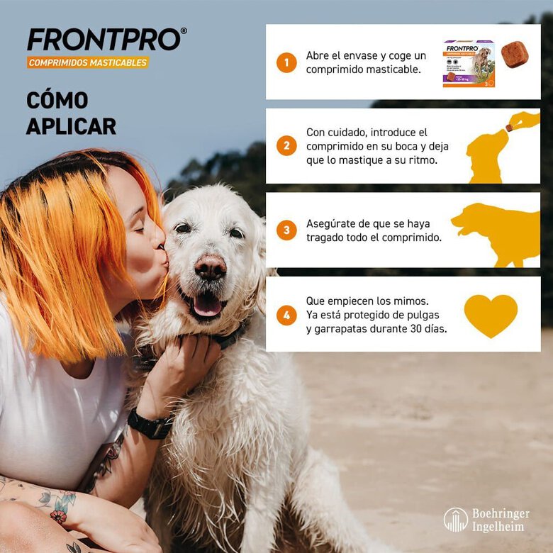 Frontpro Comprimidos Masticables Antiparasitario para perros,  Imagen numero 5 Frontpro Comprimidos Masticables Antiparasitario para perros, , large Imagen numero 5
