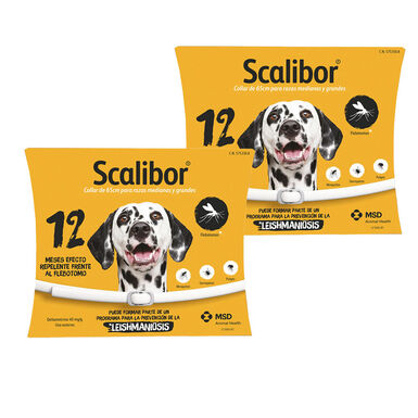 2 x Scalibor Collar Antiparasitario para perros 65 cm - Pack