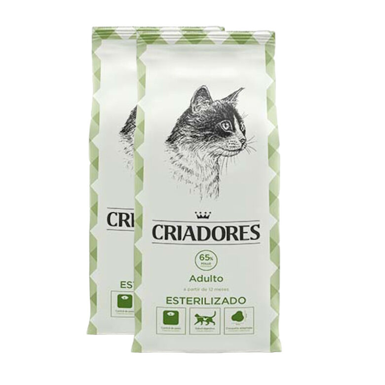 Criadores Adulto Esterilizado Pollo pienso para gatos thumbnail