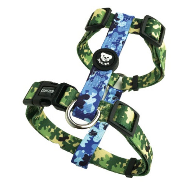 Dukier Camo arnés para perro print militar clásico image number null