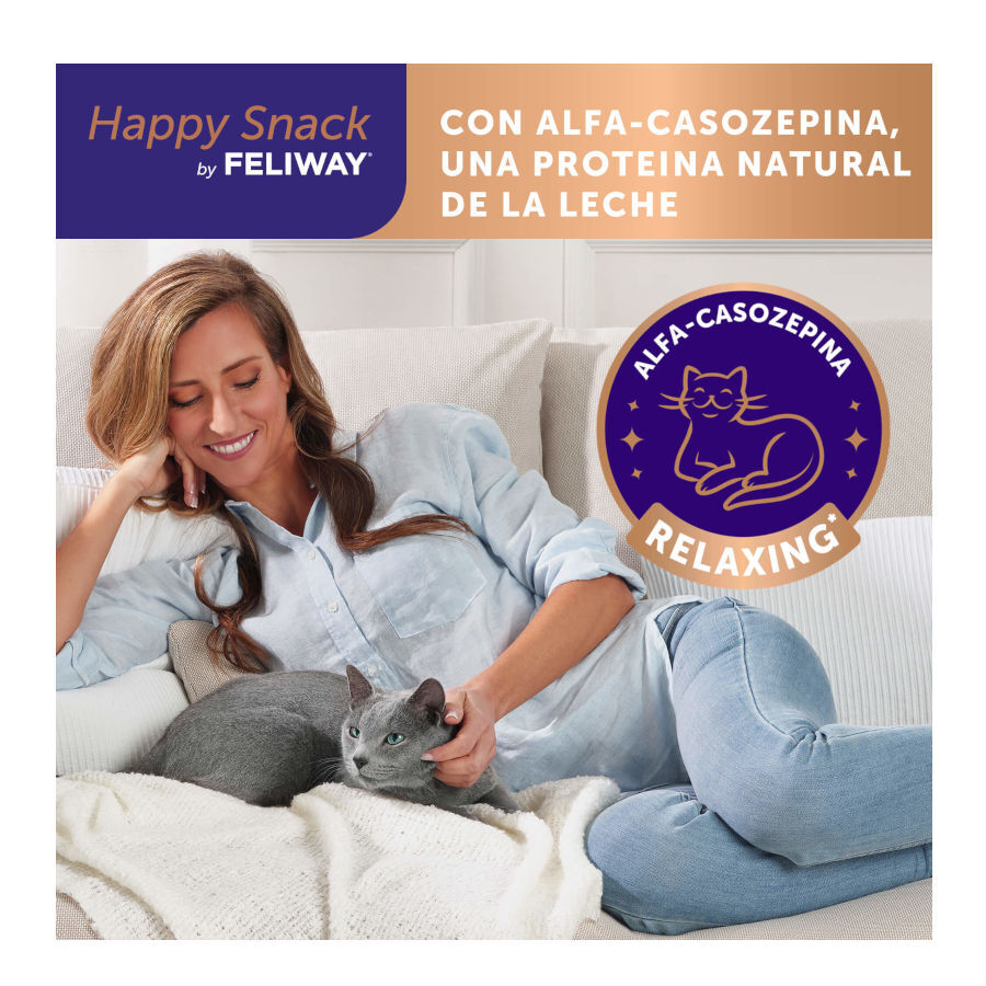 Feliway Sobres Happy Snack Relajante Pollo para gatos thumbnail
