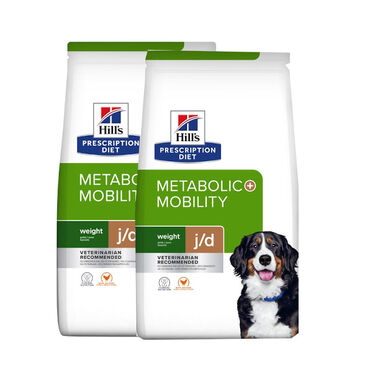 Hill's Prescription Diet Metabolic + Mobility pienso para perros - 2x12 kg Pack Ahorro