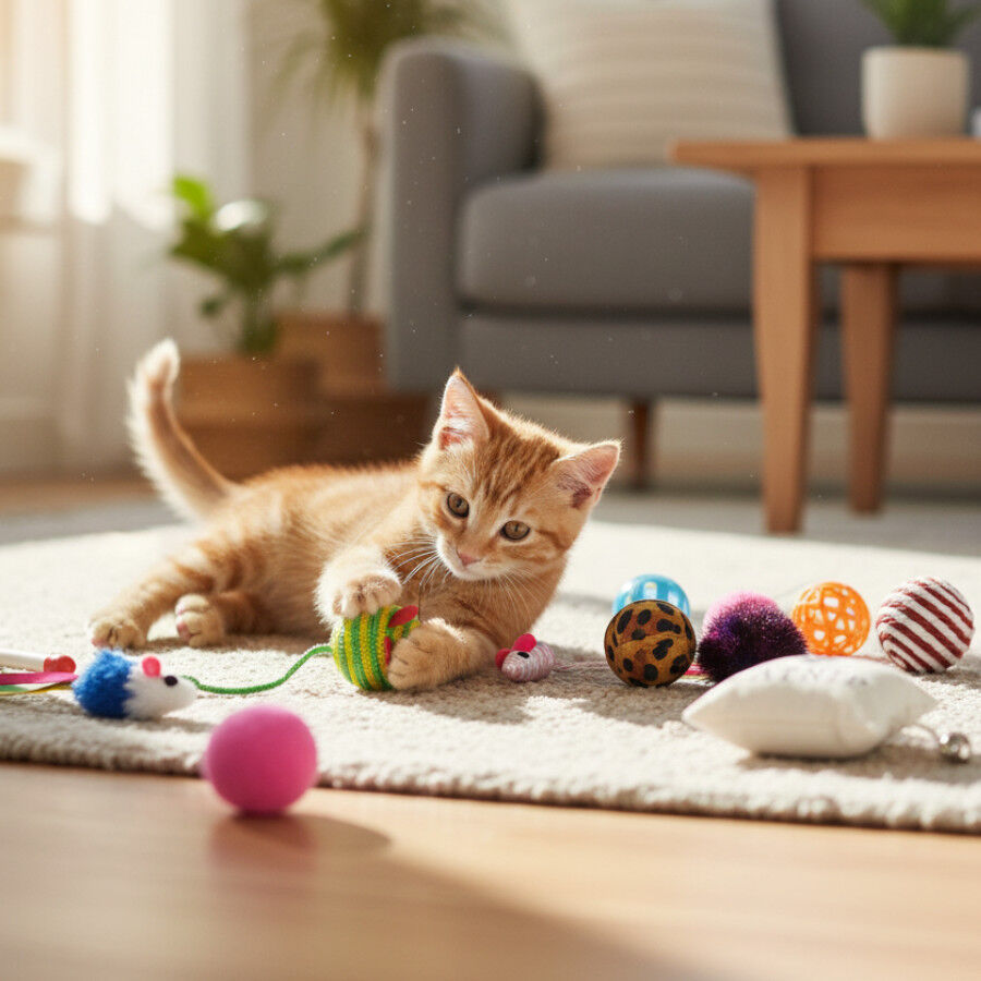 Tootoy! Caja con Juguetes Interactivos para gatos