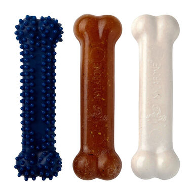 Nylabone Kit de Iniciación Mordedor Triple para cachorros