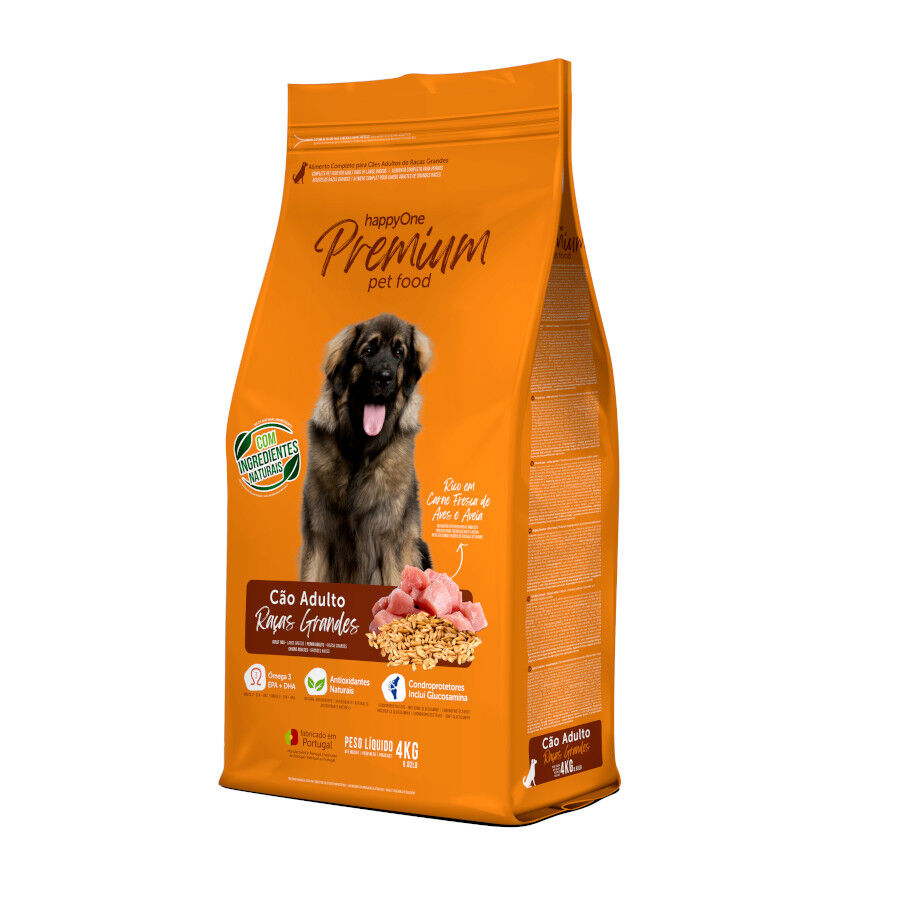 happyOne Premium Adult Grande Carne Fresca de Aves pienso para perros