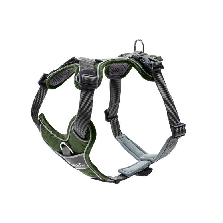 Hunter Divo Arnés verde y gris para perros,  Imagen numero 1 Hunter Divo Arnés verde y gris para perros, , large Imagen numero 1