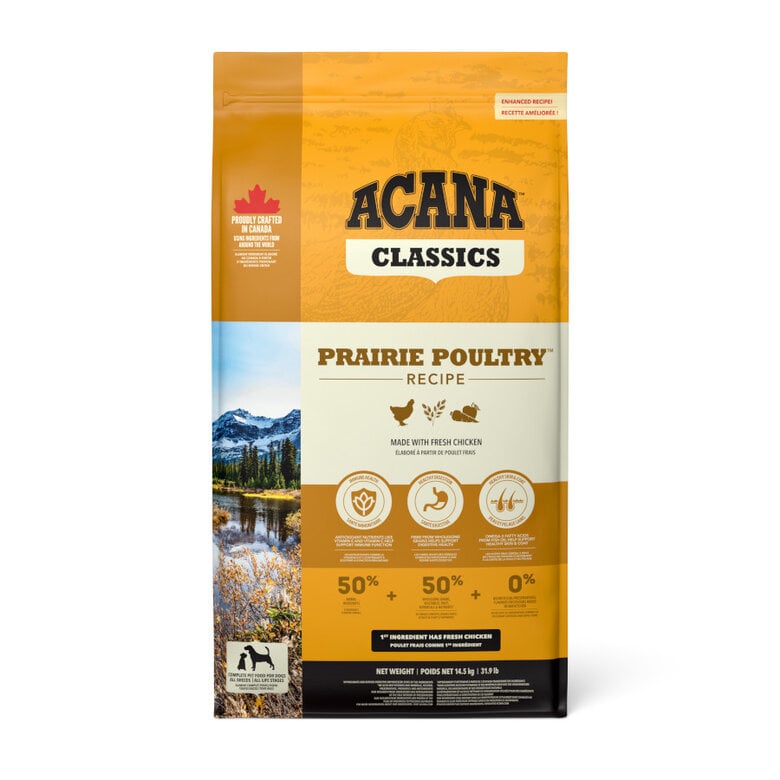 14.5 kg Acana Classics Prairie Poultry pienso para perros,  Imagen numero 1 14.5 kg Acana Classics Prairie Poultry pienso para perros, , large Imagen numero 1