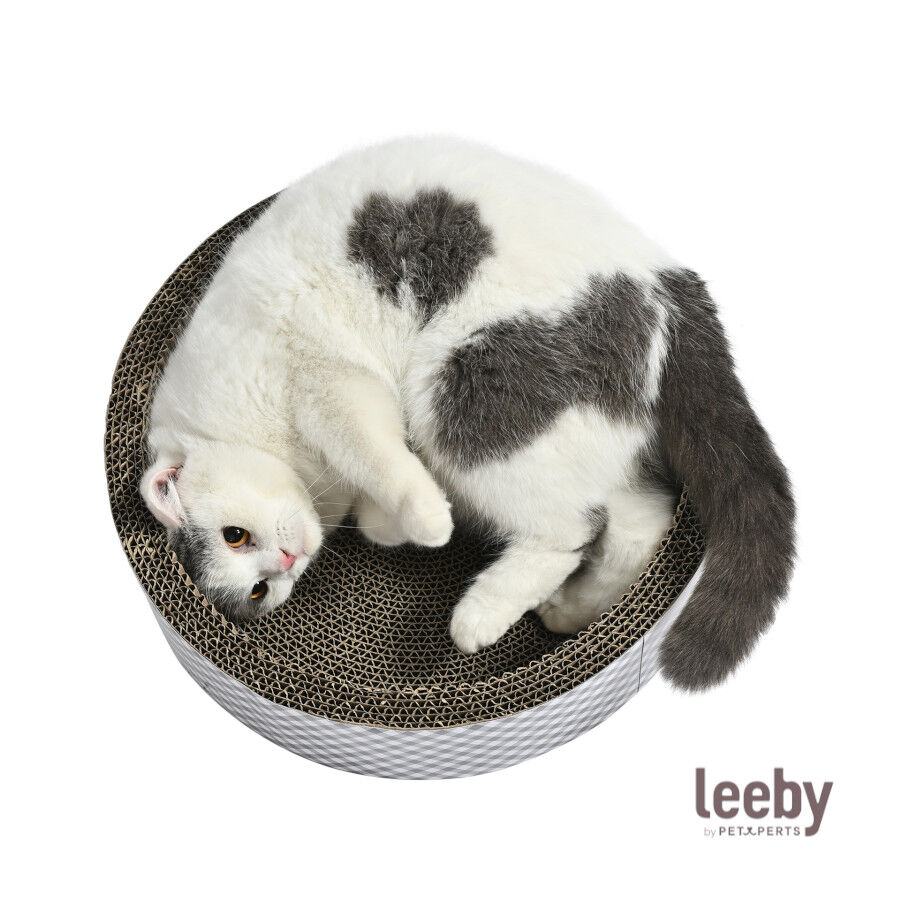 Leeby Domingo cama rascador de cartón vichy para gatos thumbnail