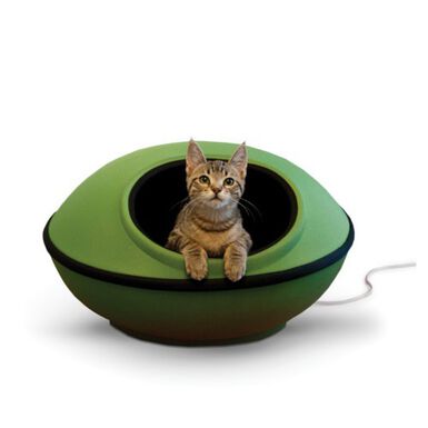 K&H Cama Cueva con calefacción para gatos