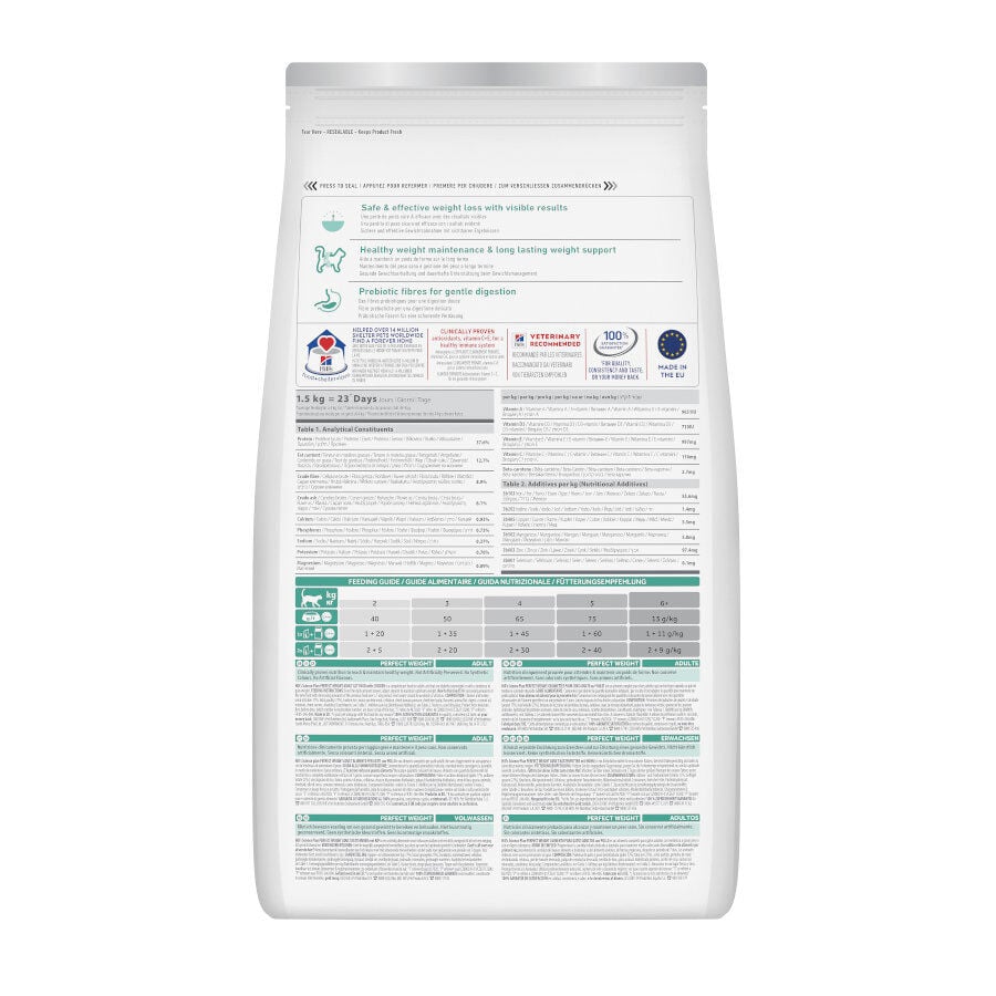 7 kg Hill's Science Plan Perfect Weight Adult pollo pienso para gatos, , large Imagen numero 5