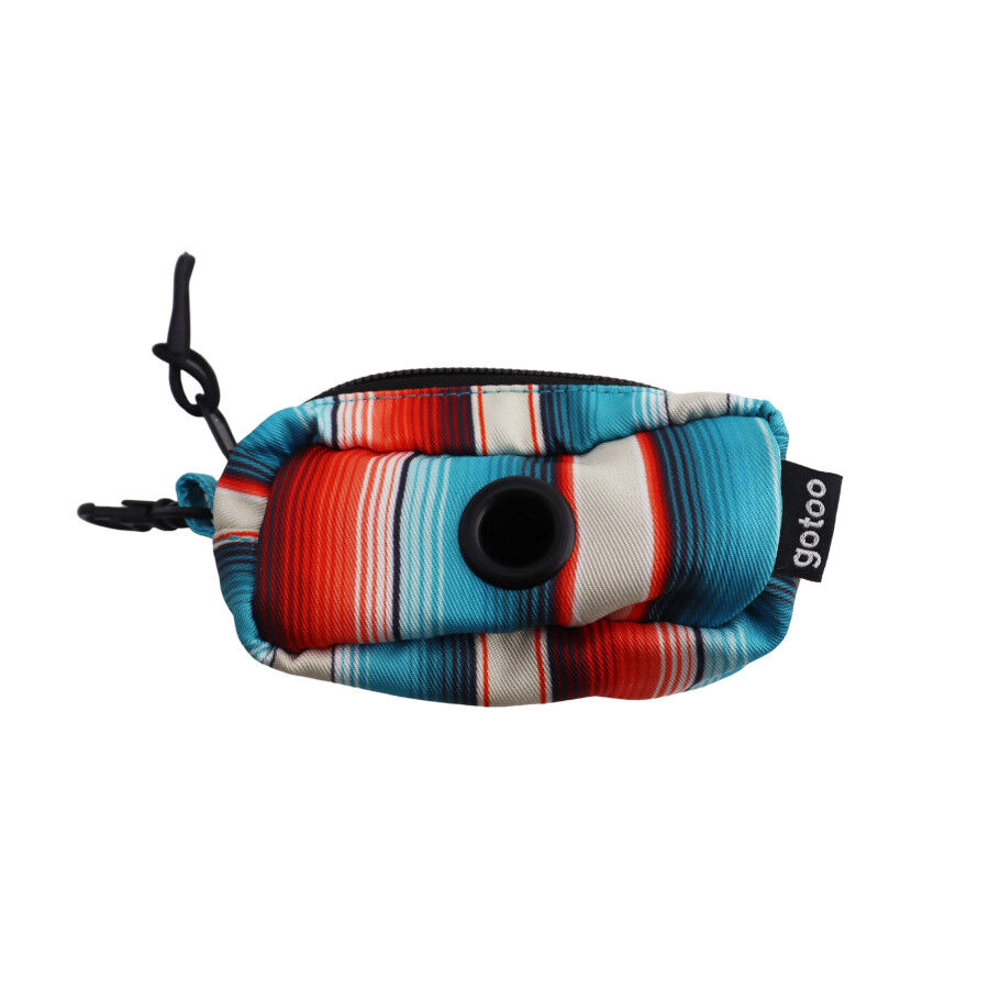 Gotoo Porta bolsas rayas multicolor para perro