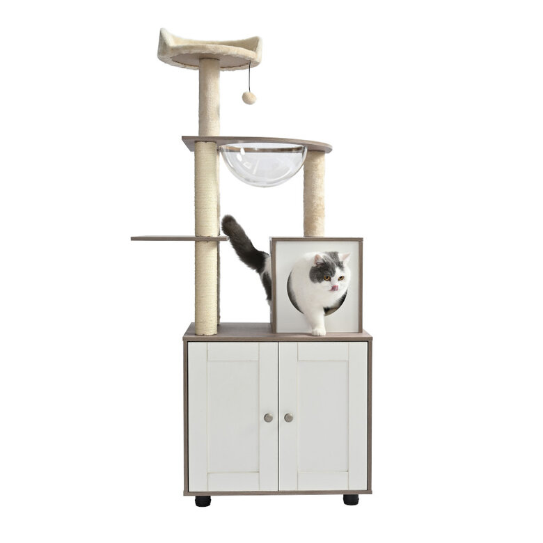 Leeby Luna árbol rascador con mueble para gatos,  Imagen numero 6 Leeby Luna árbol rascador con mueble para gatos, , large Imagen numero 6