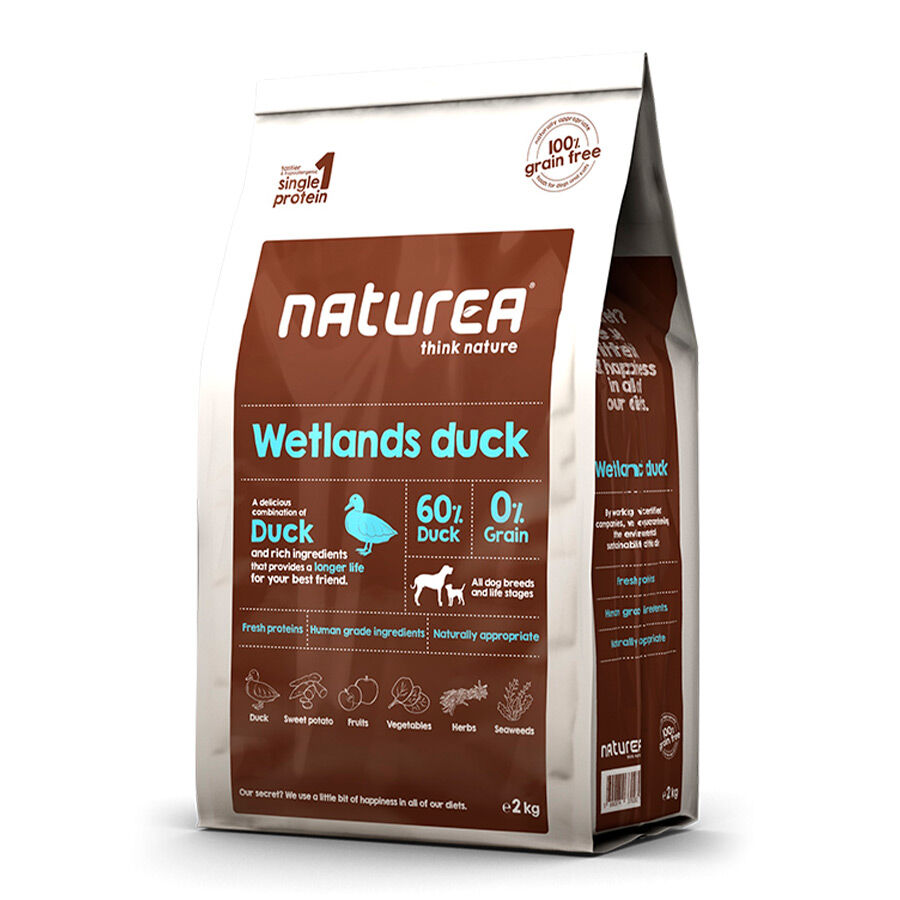 2 kg Naturea Wetlands Pato pienso para perros, , large Imagen numero 1