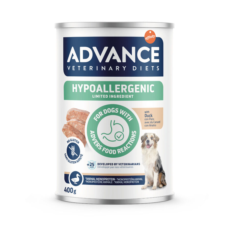 Advance Veterinary Diets Hypoallergenic de Pato Limited Ingredient Comida Húmeda para Perros