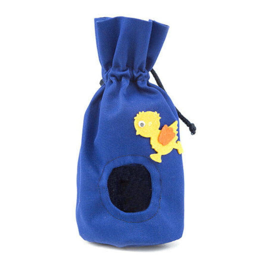 TK Pet Cama Nido de Tela Azul para agapornis Kiwoko