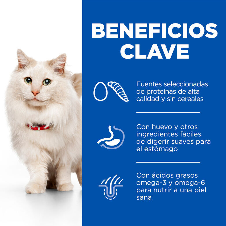 Hill&#039;s Science Plan Adult Hypoallergenic Huevo e Insecto pienso para gatos thumbnail